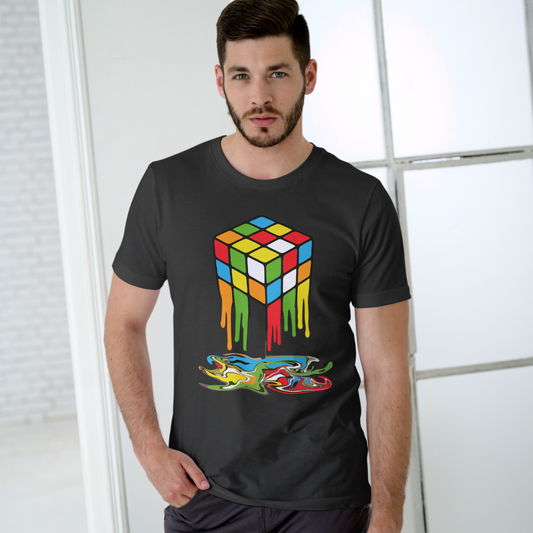 The Rubik's Round Neck Half Sleeve Classic Form For Men