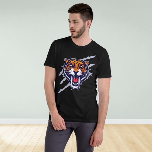 The Lion Round Neck Half Sleeve Classic Form For Men